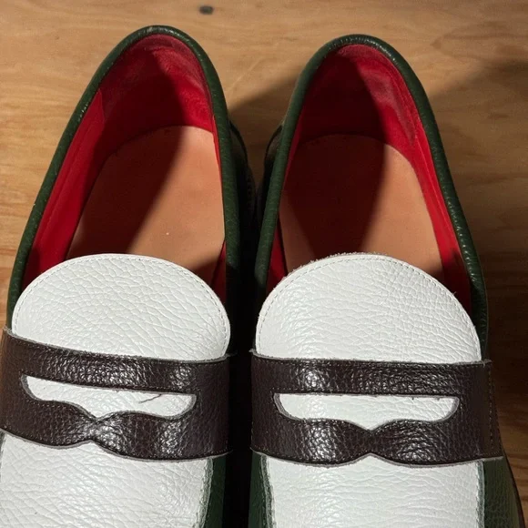 Aime Leon Dore PENNY LOAFER WHITE/BOTANICAL GREEN SS22FD000  display picture 1